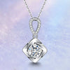 Pavé Bezel Set Solitaire Diamond Pendant Setting