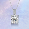 Pavé Bezel Set Solitaire Diamond Pendant Setting
