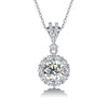 Pavé Floating Halo Style Diamond Pendant Setting