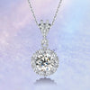 Pavé Floating Halo Style Diamond Pendant Setting