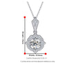 Pavé Floral Halo Style Diamond Pendant Setting