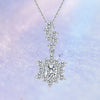Pavé Snowflake Shape Halo Style Diamond Pendant Setting