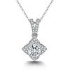 Pavé Star Halo Bezel Set Diamond Pendant Setting