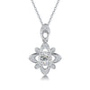 Pave Star Shape Bezel Set Diamond Pendant Setting