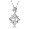 Pave Star Shape Bezel Set Diamond Pendant Setting