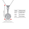 Pavé Twist Floral Halo Style Diamond Pendant Setting