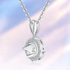 Petite Halo Bezel Set Diamond Pendant Setting