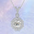 Petite Octagon Shape Halo Style Diamond Pendant Setting