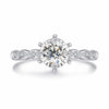 Petite Pavé Channel Bezel Set Diamond Engagement Ring Setting