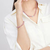 Pink Freshwater Pearl Flower Shape Bracelet
