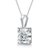 Single Bail Bezel Set Solitaire Diamond Pendant Setting