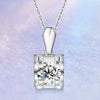 Single Bail Bezel Set Solitaire Diamond Pendant Setting