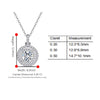 Single Bail Double Halo Style Diamond Pendant Setting