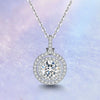 Single Bail Double Halo Style Diamond Pendant Setting