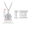 Single Bail Floating Halo Style Diamond Pendant Setting