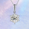 Single Bail Floral Halo Diamond Pendant Setting