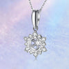 Single Bail Floral Halo Diamond Pendant Setting