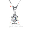 Single Bail Six-Prong Basket Shaped Diamond Pendant Setting