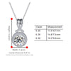 Single Bail Twist Floating Halo Diamond Pendant Setting