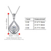Single Bail Water Droplet Pave Solitaire Diamond Pendant Setting