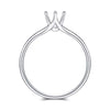 Six-Prong Channel Set Style Diamond Engagement Ring Setting