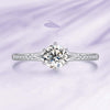 Six-Prong Channel Set Style Diamond Engagement Ring Setting