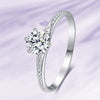 Six-Prong Channel Set Style Diamond Engagement Ring Setting