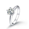 Six-Prong Knife Edge Solitaire Style Diamond Engagement Ring Setting