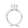 Six-Prong Knife Edge Solitaire Style Diamond Engagement Ring Setting