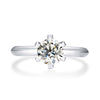 Six-Prong Knife Edge Solitaire Style Diamond Engagement Ring Setting