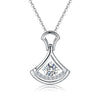 Skirt Fan-shaped Style Diamond Pendant Setting