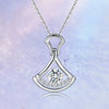 Skirt Fan-shaped Style Diamond Pendant Setting