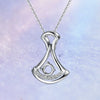 Skirt Fan-shaped Style Diamond Pendant Setting
