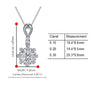Snowflake Halo Bezel Set Diamond Pendant Setting