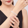 Triple White Freshwater Pearl Bracelet AAA Grade