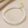 Triple White Freshwater Pearl Bracelet AAA Grade
