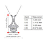 Twist Floral Halo Style Diamond Pendant Setting