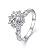 Twisted Pavé Burst Halo Style Diamond Engagement Ring Setting