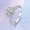 Twisted Pavé Burst Halo Style Diamond Engagement Ring Setting