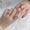 Two Tone Double Ring Lab Grown Diamond Wedding Bands 18K Gold