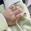 Two Tone Double Ring Lab Grown Diamond Wedding Bands 18K Gold