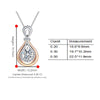Two Tone Double Teardrop Halo Diamond Pendant Setting