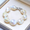White Freshwater Baroque Pearl Bracelet