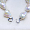 White Freshwater Baroque Pearl Bracelet