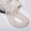 White Freshwater Pearl Necklace AAA Quality
