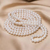 White Freshwater Pearl Necklace AAA Quality