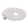 White Round Freshwater Pearl Necklace AAA Quality