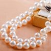 White Round Freshwater Pearl Necklace AAA Quality