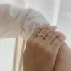 White Round Freshwater Pearl Ring AAA Grade
